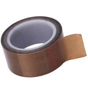 Bande adhésive de support pour machine à emballer, 1 mètre, en fibre de verre pfte, haute température - Product Image 1