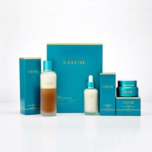 Paquete de cuidado de la piel efectivo que incluye tónico, ampolla, crema y mascarilla para maximizar la absorción de nutrientes para una piel radiante. - Product Image 1