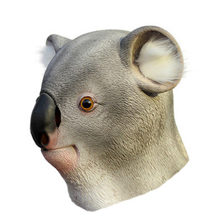 Máscara de Látex de Cabeza de Animal para Halloween y Navidad, Máscara Facial Completa de Kola, Terrorífica, con Pelo Rojo, Payaso Malvado, Espíritu Sangriento, Fantasma - Product Image 1