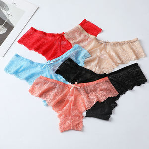 Slip da Donna all'Ingrosso, Mutandine Sexy <span class=keywords><strong>in</strong></span> Pizzo e <span class=keywords><strong>Tulle</strong></span>, Slip Modellanti a Vita Bassa per Signore - Product Image 2
