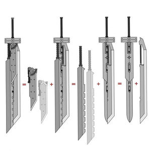 <span class=keywords><strong>Final</strong></span> <span class=keywords><strong>Fantasy</strong></span> 7 Nuage Cosplay <span class=keywords><strong>Épée</strong></span> En Bois Jouet <span class=keywords><strong>Épée</strong></span> Animation Jeu Armes Bambou Cosplay <span class=keywords><strong>Épée</strong></span>s 130CM - Product Image 6