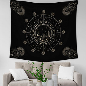 Nuova vendita calda decorazione da parete con arazzo per la casa di Design Navia per la vendita calda bussola tarocchi serie modello verticale funzione mobile - Product Image 3