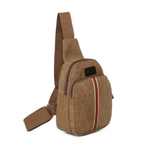 Hommes Femmes Retro Fashionable Canvas Messenger Bag Portable Chest Bags For Travel - Product Image 2