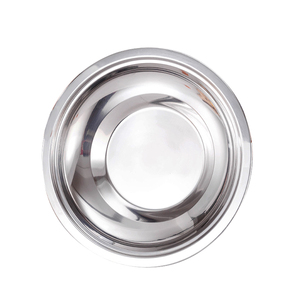 Plato de Cena de Acero Inoxidable 410 de Varios Tamaños, Vajilla, Plato <span class=keywords><strong>para</strong></span> <span class=keywords><strong>Banquetes</strong></span> y Buffets con Tapa, Bandeja <span class=keywords><strong>para</strong></span> Servir <span class=keywords><strong>para</strong></span> Restaurante y Hotel - Product Image 6