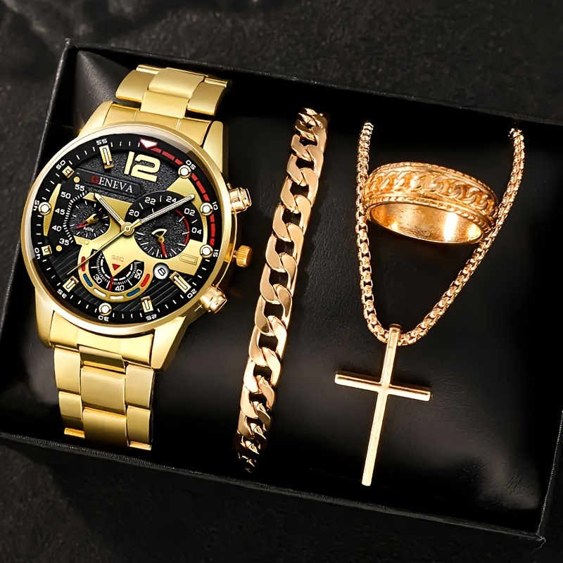 Reloj Masculino Reloj De Oro 14k Para Hombre Amarillo Oro De 14k