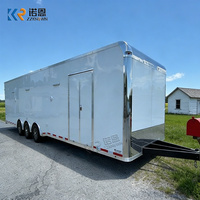 Remorque de transport agricole pour équipement d'approvisionnement agricole, transport d'aliments, conception fermée et durable
