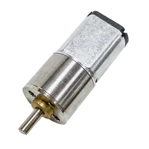 OEM 16mm small electric 12v 24 volt dc gear motor with round gearbox