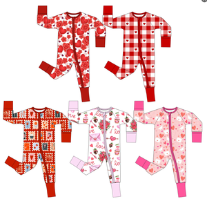 Goede kwaliteit groothandel herfst/winter bamboe romper met schattig printje, geschikt voor dagelijks gebruik, zacht en warm baby jumpsuit - Product Image 4