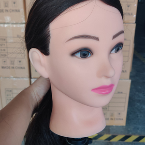 Pelo humano de la cabeza negro de Maniquí de entrenamiento de la práctica la cabeza cabello indio cabeza de Maniquí de precio al por mayor para <span class=keywords><strong>Barber</strong></span> - Product Image 6