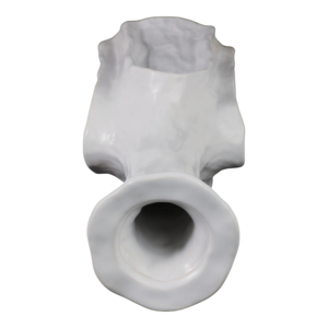 Vaso per Fiori in Ceramica Alto Decorativo con Design Artistico Curvo per Soggiorno e Fiori Freschi - Product Image 6