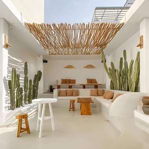 AJJ-M383 Usine de meubles sur mesure spécialisée dans les meubles de style Wabi-sabi pour les stations balnéaires, tables et chaises de <span class=keywords><strong>plage</strong></span> - Product Image 3