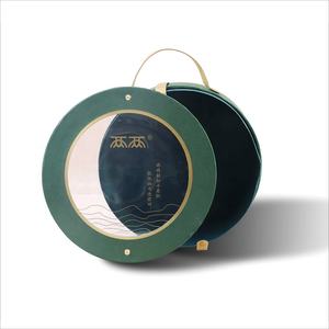 Factory made new design cylinder box with transparent <b>window</b> and special handle - Product Image 3