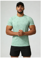 T-shirt de sport pour homme à manches courtes, confortable, élastique, durable, séchage rapide, idéal pour la course et la gym – Approvisionnement direct usine