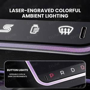 Modèle 3 panneau de commutation highland interrupteur multifonctionnel contrôle momentané pour l'ouverture de la porte désembuage préchauffage de la batterie avec lumière - Product Image 5