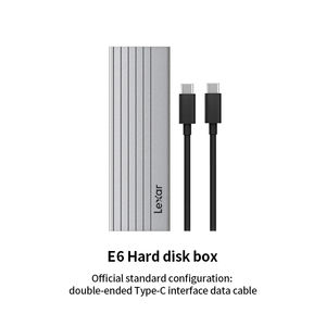 Lexar Nvme M.<span class=keywords><strong>2</strong></span> SSD carcasa E6 USB 3,<span class=keywords><strong>2</strong></span> Gen <span class=keywords><strong>2</strong></span> tipo C carcasa de disco duro de aleación de aluminio 10Gbps para M.<span class=keywords><strong>2</strong></span> SSD caja de disco - Product Image 2