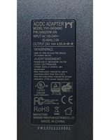 Adaptor Daya AC DC 100-240V YHY Kelas 2 1310 1012 24V 4A 96W Desktop Garansi 3 Tahun Universal Plug Bersertifikasi CE/FCC 1.2M DC