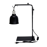 Lampe chauffante pour reptiles à dôme profond, réflecteur en aluminium, abat-jour, douille céramique E27
