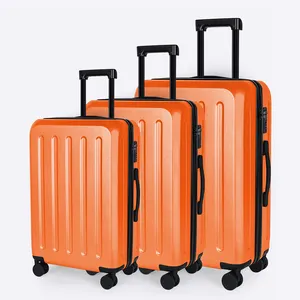 Nice Travel Factory Price Customize Travel Trolley Case Bag ABS Hardshell Lightweight Carry On Zipper Suitcase Luggage