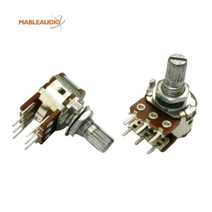 MAPT0049 ALPS <span class=keywords><strong>TYPE16</strong></span> โพเทนชิโอมิเตอร์แบบหมุนฟิล์มคาร์บอน 50KA X2 แกนแข็ง สำหรับเครื่องขยายเสียง - Product Image 2