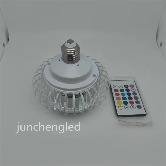 Modern Design E27 15W Colorful RGB Moving Head Beam Lighting Smart Led Two Models Music Crystal Dimmable Stage Lights