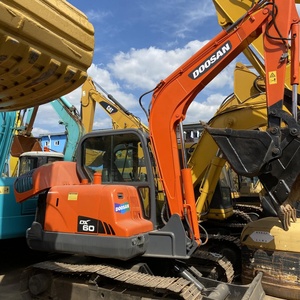 Mini Excavadora Usada de Alta Calidad en Venta, 6t, Marca Coreana Doosan Dx60, Motor Yanmar, 90% Nueva, Buen Rendimiento - Product Image 4