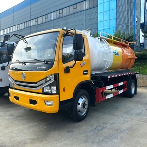 รถดูดสิ่งปฏิกูลแบบสุญญากาศ 4x2 ยี่ห้อตงเฟิง ขนาด 6 ลูกบาศก์เมตร สำหรับงานดูดตะกอนและขจัดสิ่งอุดตันในท่อระบายน้ำในเขตเทศบาล - Product Image 1