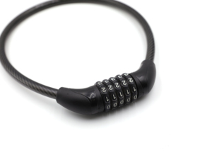 Serrure <span class=keywords><strong>de</strong></span> câble en acier à 5 chiffres <span class=keywords><strong>de</strong></span> couleur personnalisée portable avec câble en acier flexible Housse <span class=keywords><strong>de</strong></span> <span class=keywords><strong>protection</strong></span> ABS <span class=keywords><strong>pour</strong></span> moto E-Bike - Product Image 4