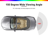 Caméra de recul Erisin ES578 AHD 1080P avec double capteur radar de stationnement, vision nocturne LED, étanche IP68 pour voiture