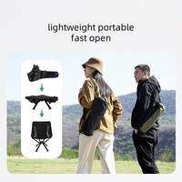 Portable extérieur rapide ouvert pliant Camping lune chaise pique-nique directeur pêche chaise petite chaise parapluie