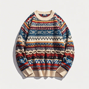 Suéter de Punto Personalizado con Logotipo para Hombre, Diseño Jacquard, Transpirable, para Invierno - Product Image 2