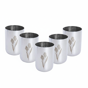 Meilleur verre écologique en acier inoxydable 100% Produit de haute qualité Nouveau design pour hôtel Bar Ware Soda Drink Water Tumbler Glass - Product Image 1