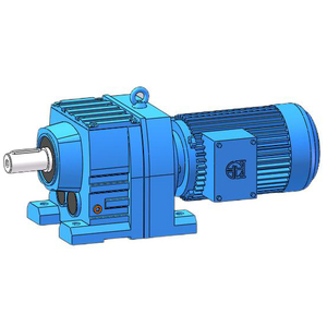 Boîte de vitesses à engrenages coniques montée sur pied de la série <span class=keywords><strong>Beiji</strong></span> R, alliage d'aluminium, rapport de réduction 20:1 pour les machines et l'agriculture - Product Image 4