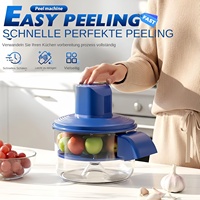 2026 Kleine Elektrische Knoflookpeller Machine Slimme Fruit Schilmachines Automatische Mini Tomaten Groene Druiven Schilmachine