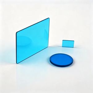 Feuille de verre optique bleue filtrante personnalisée <span class=keywords><strong>QB29</strong></span> QB26 QB24 pour instruments - Product Image 4