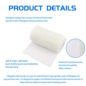 Bandage médical avancé en fibre de verre pour une immobilisation et une protection fiables en usage orthopédique - Product Image 5