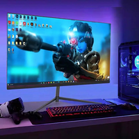 Monitor 32 Inci Lengkung Tanpa Bingkai Profesional 4k Gaming Monitor PC LCD Dengan VESA