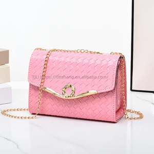 Fashion Custom <b>Mini</b> Girl Crossbody Solid Color Luxury <b>Bags</b> Women Handbags With Pearl Pendent - Product Image 3