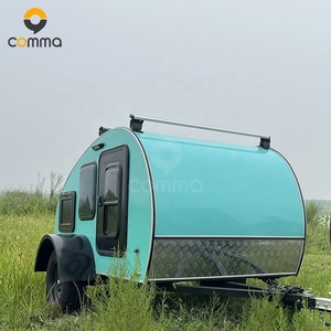 Autocaravana Ligera, Casa Rodante Pequeña, Remolque Camper, Autocaravana Europea Móvil <span class=keywords><strong>con</strong></span> <span class=keywords><strong>Baño</strong></span> y Baca - Product Image 3