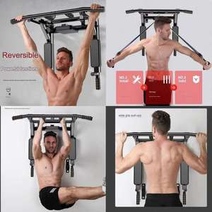 Équipement de callisthénie en acier-<span class=keywords><strong>Barre</strong></span> de <span class=keywords><strong>traction</strong></span> de 48 pouces pour usage domestique <span class=keywords><strong>Barre</strong></span> de <span class=keywords><strong>traction</strong></span> suspendue pour la rue et la maison - Product Image 4