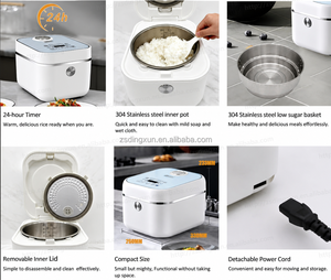 Cuisinière à <span class=keywords><strong>riz</strong></span> à faible teneur en sucre de conception moderne 5L, cuve en acier inoxydable 304, 220V - Product Image 5