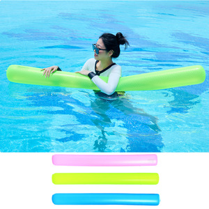 แท่งลอยน้ำพีวีซีแบบเป่าลมสำหรับว่ายน้ำ สำหรับผู้ใหญ่และเด็ก กีฬาทางน้ำ สีพื้น สีเขียว สีฟ้า สีชมพู - Product Image 1