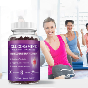 OEM ekstra güç eklem desteği SoftGels doğal <span class=keywords><strong>Glucosamine</strong></span> <span class=keywords><strong>Chondroitin</strong></span> <span class=keywords><strong>MSM</strong></span> ve Elderberry SoftGel şeker 60 adet Gummies - Product Image 3