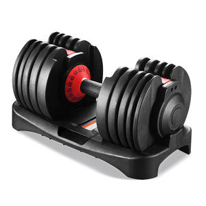 Équipement de fitness à domicile Poignée à réglage rapide Ensemble de poids de 52,5 lb Multi 24 kg Haltère réglable en acier et plastique Anti-dérapant Bras Corps - Product Image 6