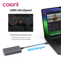 Carcasa Colorii MC40 USB 4.0 para SSD NVME, 40Gbps, de Aluminio para Mac Mini M4