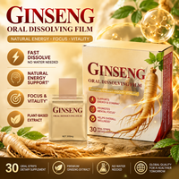 Extrait de Ginseng en Film Oral – Bandelettes Nutritionnelles Quotidiennes – Complément Botanique – Formule Personnalisée – Production en Vrac – Service à Faible MOQ