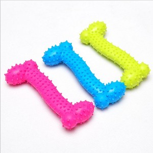 Juguetes Masticables de Goma Ecológicos con Forma de Hueso y Coloridos para Perros - Uso en Interiores y Exteriores - Product Image 2