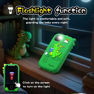 Jumon-Cámara de dibujos animados para niños, teléfono móvil, juguete de 2,8 pulgadas, cámara de regalo para niños y bebés, reloj despertador de juego, foto de regalo recargable - Product Image 6