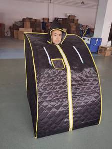 Tienda de vapor portátil para SALA DE Sauna con sombrero, olla de vapor de 2,0 L, baño adelgazante, Spa, soporte de Metal de acero inoxidable fuerte, nuevo modelo Popular - Product Image 6