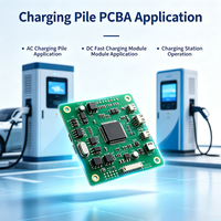 Carte PCBA de borne de recharge EV, module de contrôle de chargeur EV AC/DC avec IoT pour station de recharge de véhicules électriques