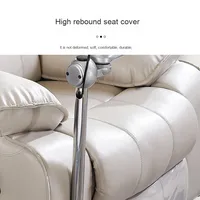 Chaise de massage de relaxation électrique simple canapé inclinable avec fonction de musique d'hypnose de vibration pour la maison salon chambre hôtel